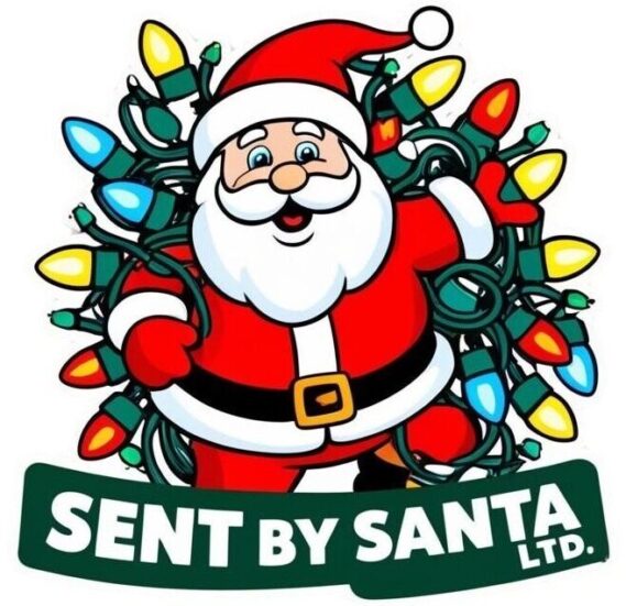 Sent By Santa Santa Logo