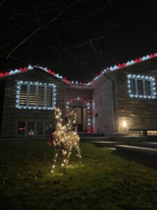 CHristmas Lights On Home In Kingston